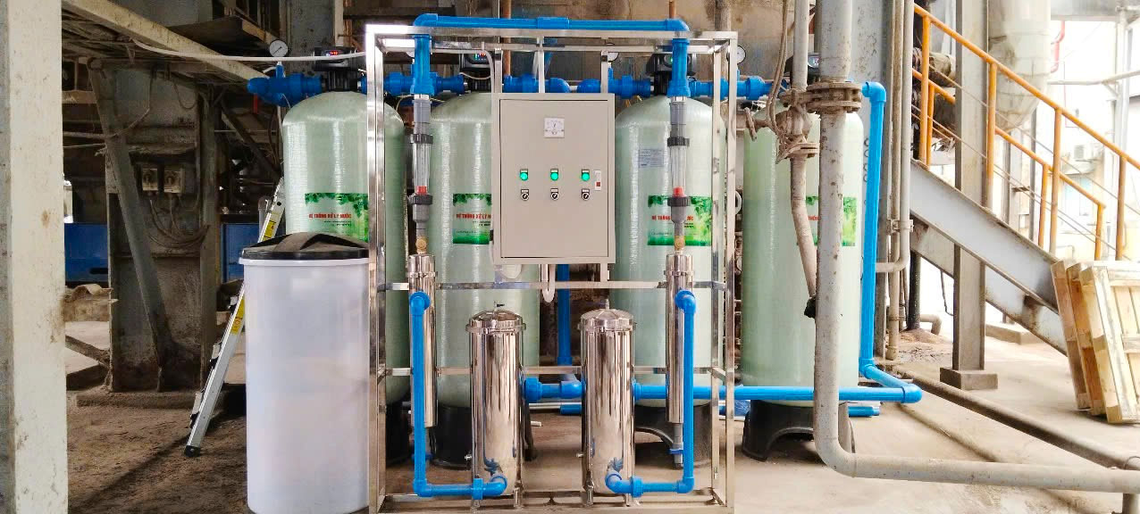 CÔNG TY CP GỖ MDF VRG QUẢNG TRỊ - Hệ thống xử lý nước cho lò hơi 10m3giờ