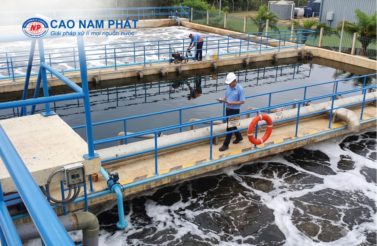 Cao Nam Phát xử lý nước thải công nghiệp