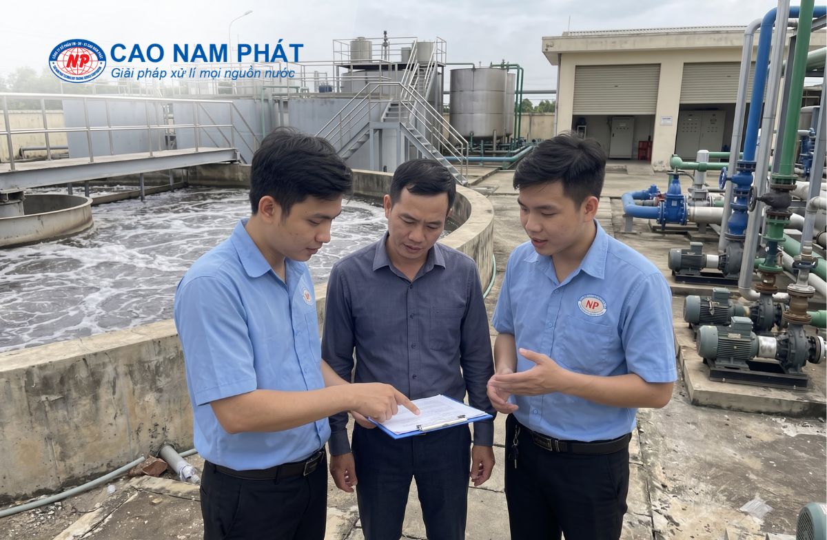Cao Nam Phát – Đơn vị thiết kế thi công hệ thống xử lý nước thải trọn gói