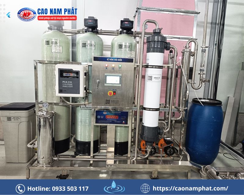 Quy trình thiết kế và thi công hệ thống lọc nước tinh khiết tại Cao Nam Phát