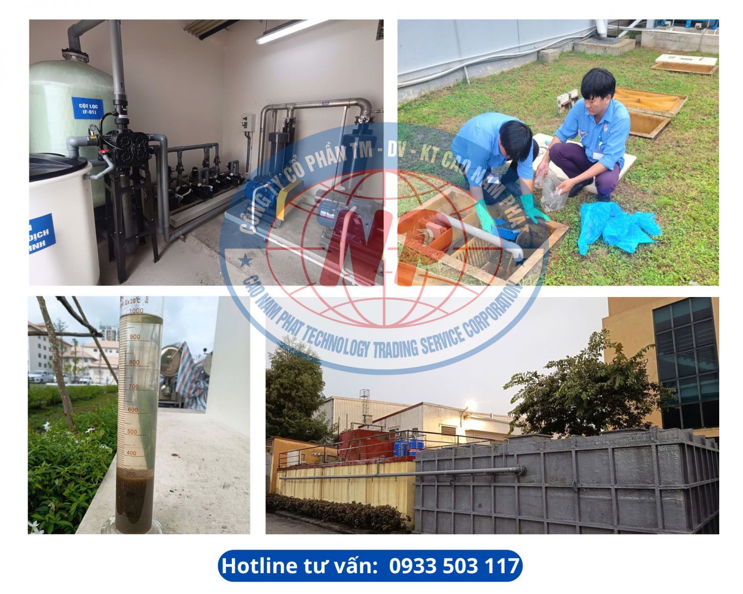 Các dự án xử lý nước thải công ty Cao Nam Phát đã thực hiện