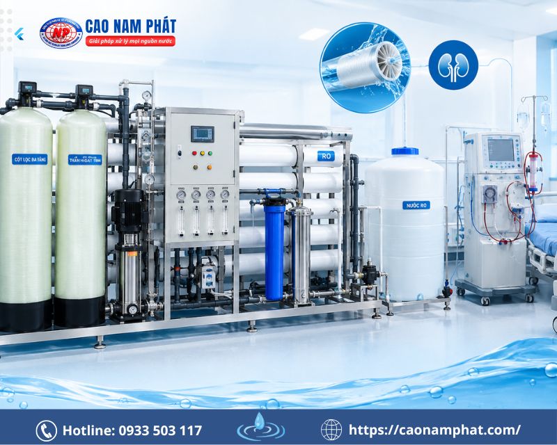 Nước RO cho chạy thận nhân tạo