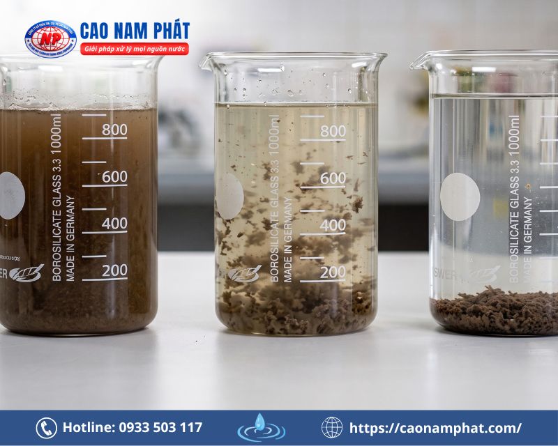 phương pháp hóa lý keo tụ tạo bông trong XLNT