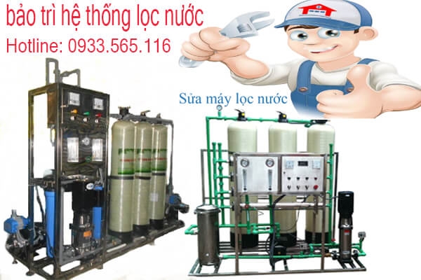 Bảo trì hệ thống sản xuất nước tinh khiết RO