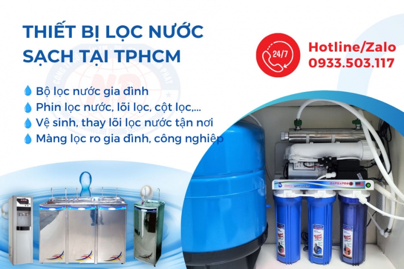 Cung cấp thiết bị lọc nước sạch tại TPHCM, vật liệu lọc nước