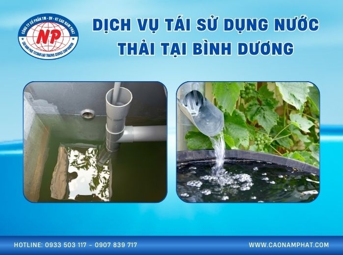 Dịch vụ tái sử dụng nước thải sản xuất tại Bình Dương