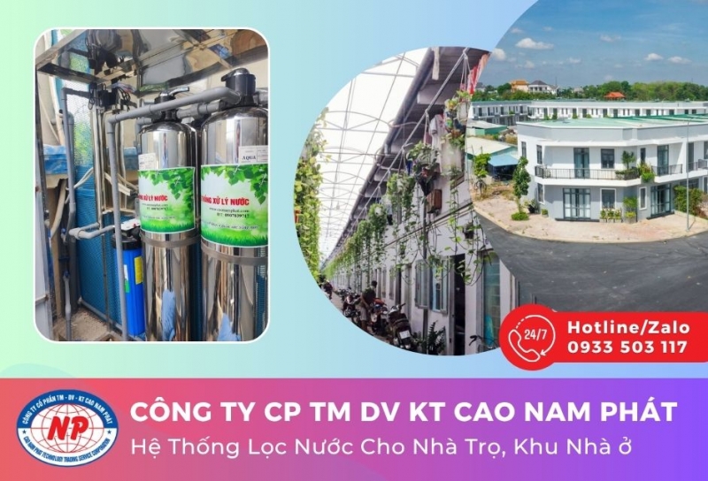 Hệ Thống Lọc Nước Cho Nhà Trọ, Khu Nhà ở