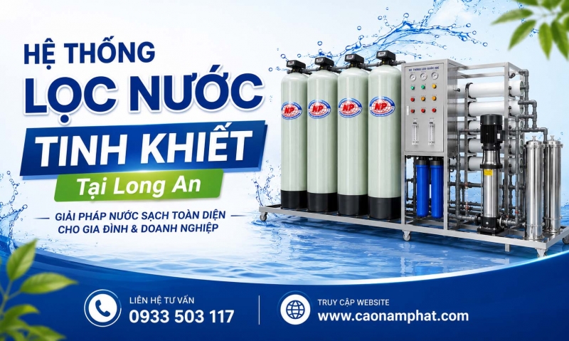 Hệ Thống Lọc Nước Tinh Khiết Tại Long An