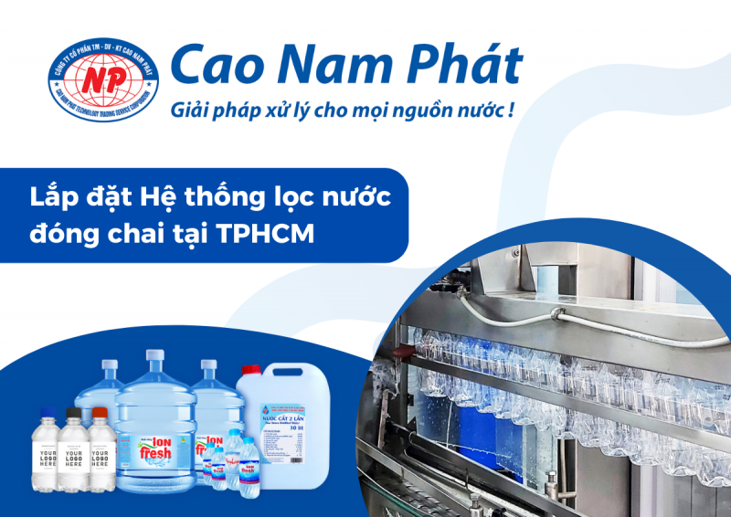 Lắp đặt hệ thống lọc nước đóng chai tại TPHCM