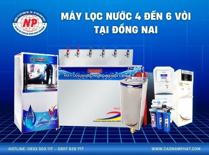 Máy Lọc Nước 4 đến 6 Vòi Tại Đồng Nai