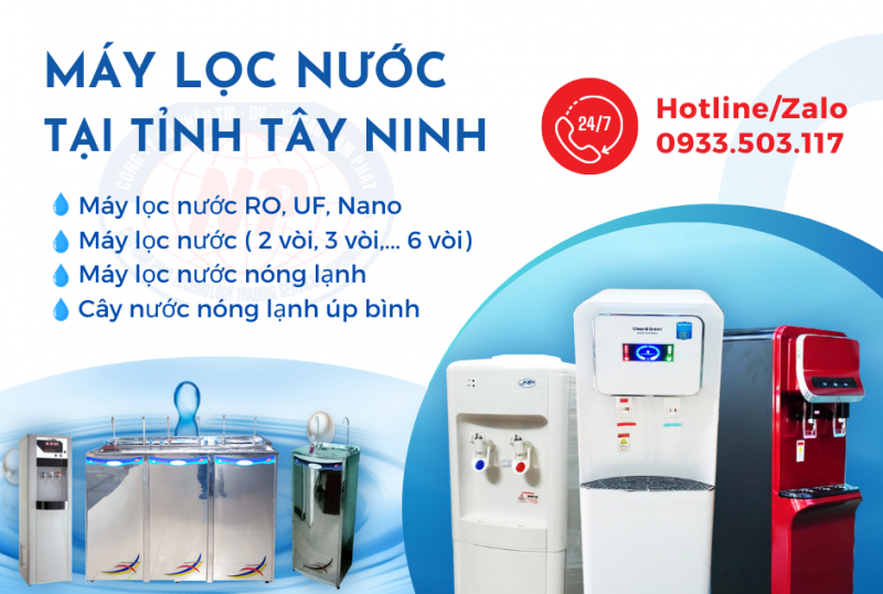Máy lọc nước ở Tây Ninh - Hotline: 0933 503 117 