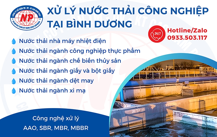 Xử Lý Nước Thải Công Nghiệp tại Bình Dương - Công Nghệ USA