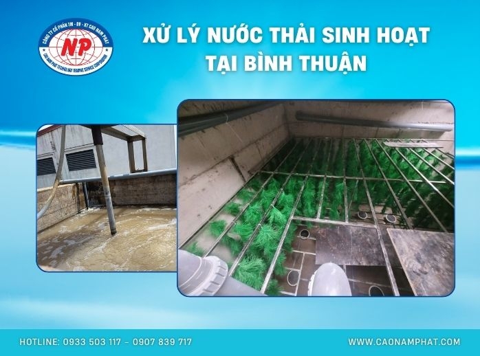 xử lý nước thải sinh hoạt tại Bình Thuận
