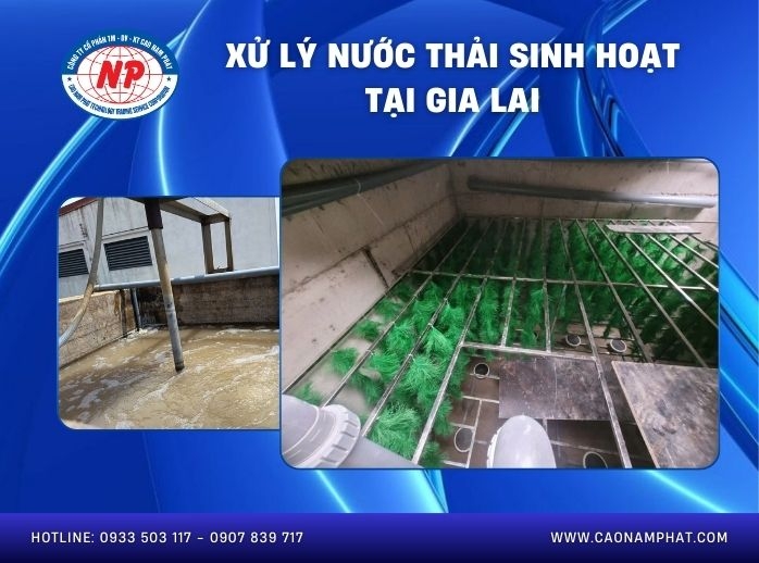  xử lý nước thải sinh hoạt tại Gia Lai