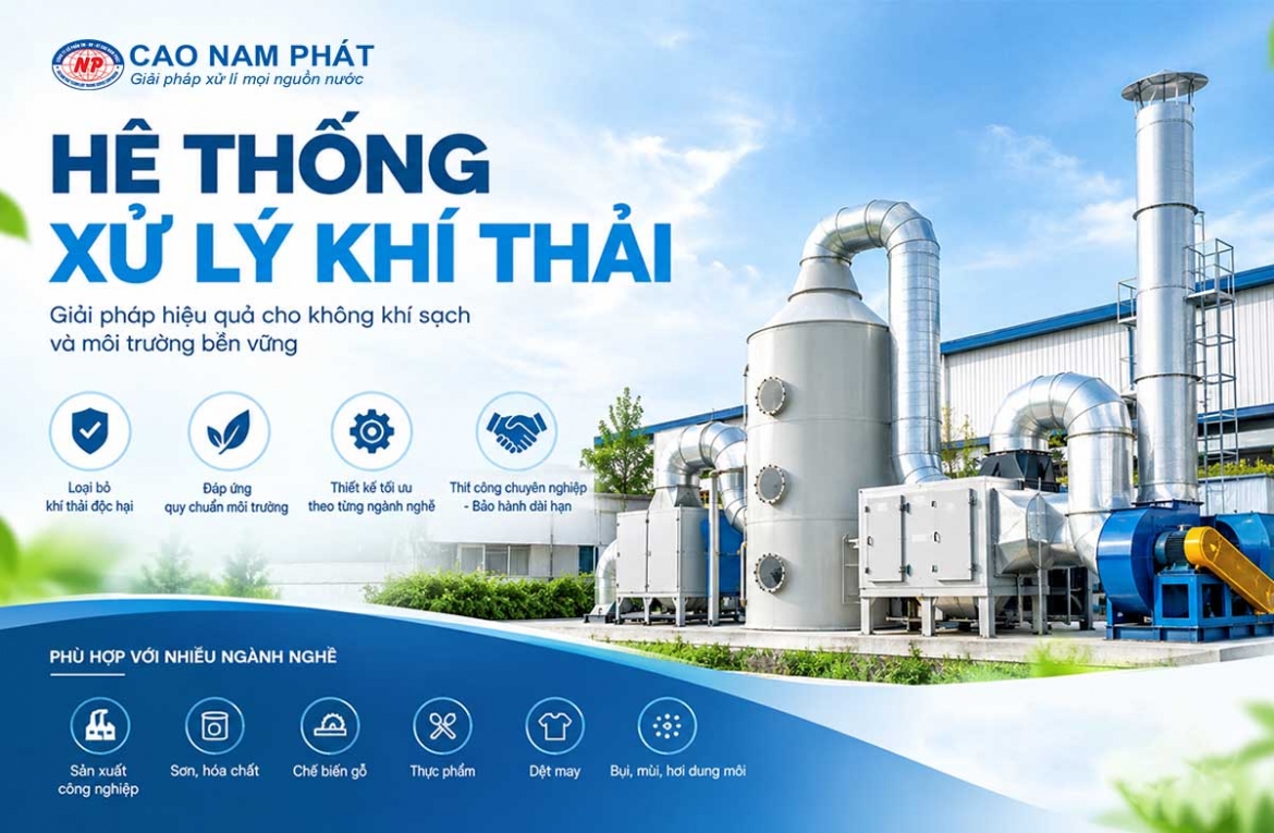 Thiết kế và lắp đặt hệ thống xử lý khí thải