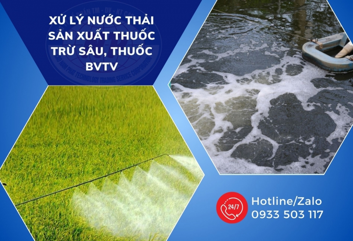 Xử Lý Nước Thải Sản Xuất Thuốc Trừ Sâu, thuốc BVTV