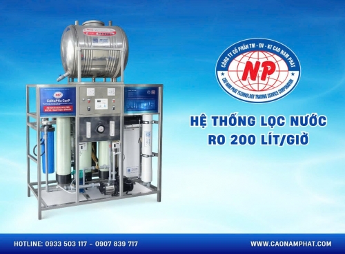 Máy Lọc Nước RO 200 Lít giờ